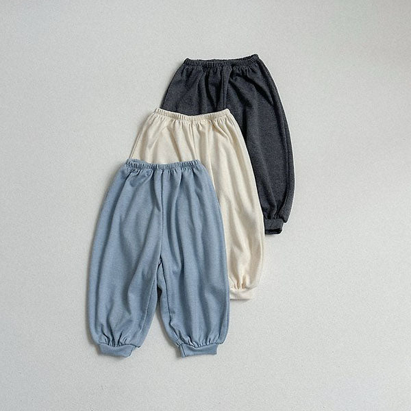 Soft Harem Pants Korean toddler pants in cream made in Korea