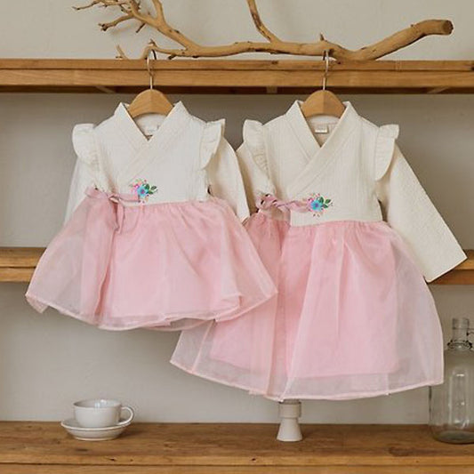 Assi Hanbok - Pink(Big Kids) Korean juniors dress in pink made in Korea