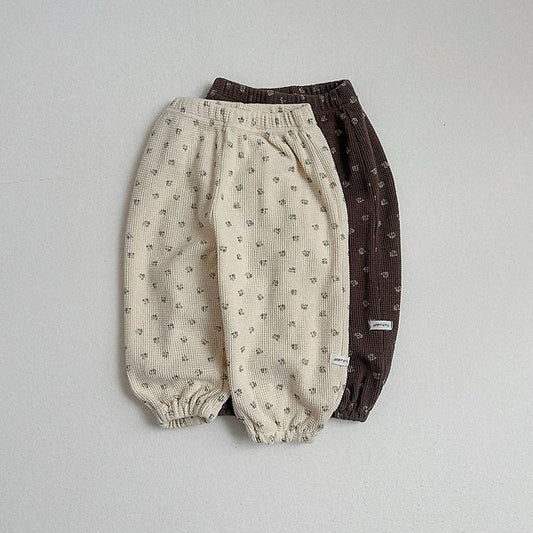 Latte Pants Korean toddler pants in cream made in Korea