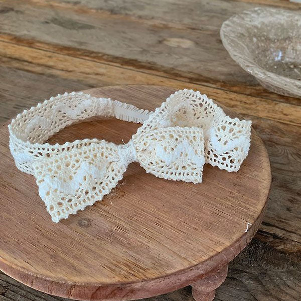 Ina Hairband Korean infant accessory in natural made in Korea