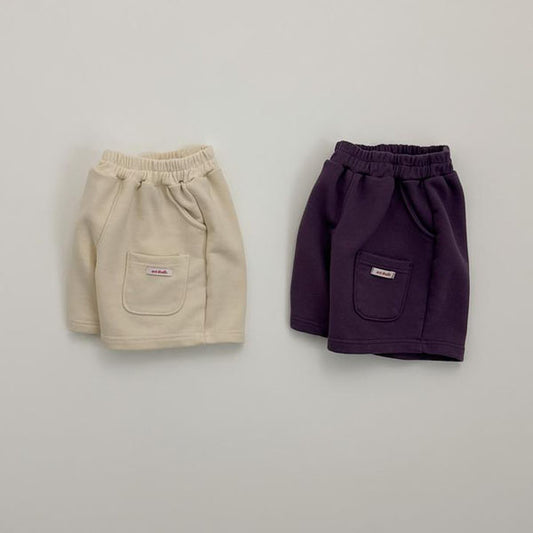 Hako Pocket Pants Korean toddler pants in purple made in Korea