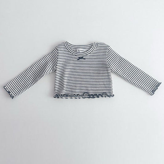 26 Lover Cropped Tee Korean infant t-shirt in ivory made in Korea