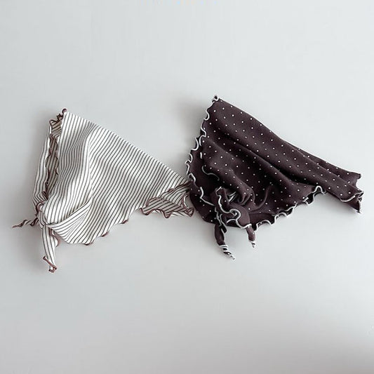 Jersey Kerchief Korean infant accessory in dot made in Korea