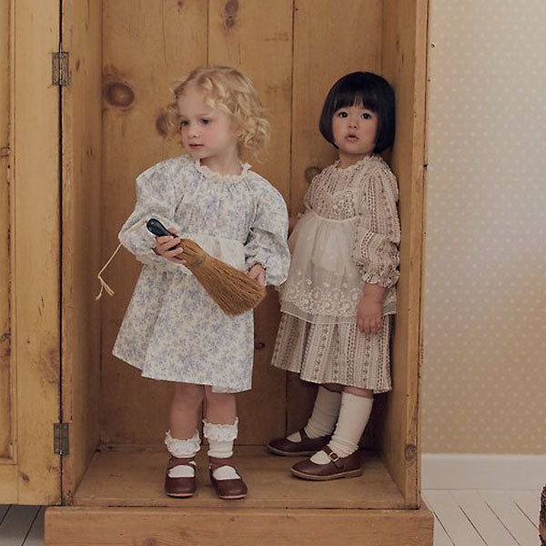 Adore Dress Korean toddler dress in mocha made in Korea