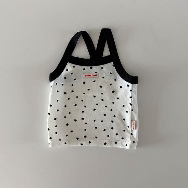 Tiny Tank Top Korean infant tank top in red heart made in Korea